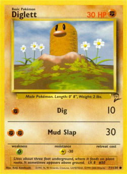 Diglett - Base Set 2 (Common) [B2-71]