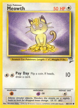 Meowth - Base Set 2 (Common) [B2-80]