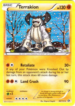 Terrakion - Legendary Treasures (Holo Rare) [LTR-84]