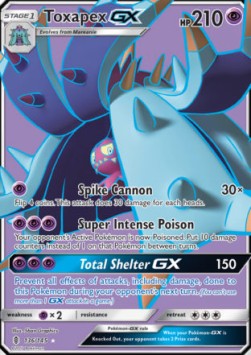Toxapex GX - Guardians Rising (Ultra Rare) [GRI-136]