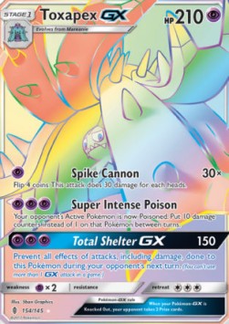 Toxapex GX - Guardians Rising (Secret Rare) [GRI-154]