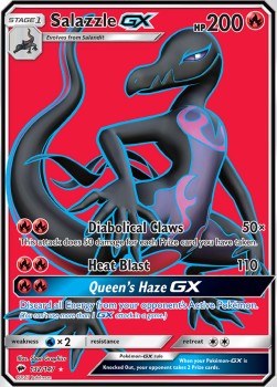 Salazzle GX - Burning Shadows (Ultra Rare) [BUS-132]