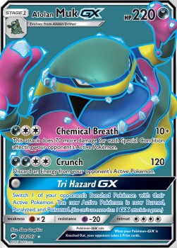 Alolan Muk GX - Burning Shadows (Ultra Rare) [BUS-138]