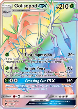 Golisopod GX - Burning Shadows (Secret Rare) [BUS-148]