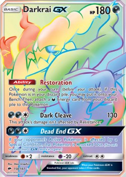 Darkrai GX - Burning Shadows (Secret Rare) [BUS-158]