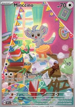 Minccino - Temporal Forces (Illustration Rare) [TEF-182]