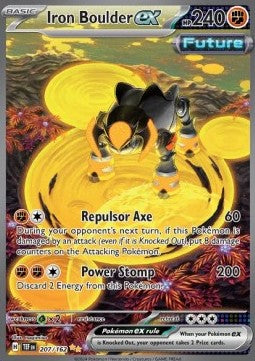 Iron Boulder ex - Temporal Forces (Special Illustration Rare) [TEF-207]
